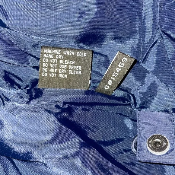 NWT TRI-MOUNTAIN MENS Blue & Black Hooded Jacket.  Size Medium - Picture 9 of 11